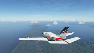 Approaching Murtala Muhammed (DNMM) near Lagos Nigeria